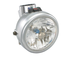 Kitaco Chrome Multi Reflector Head Light suitable for use with Z50J 12V