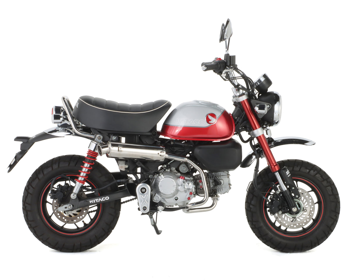 Kitaco Stock Look Up Stainless Exhaust System suitable for use with Monkey 125 JB02/JB03