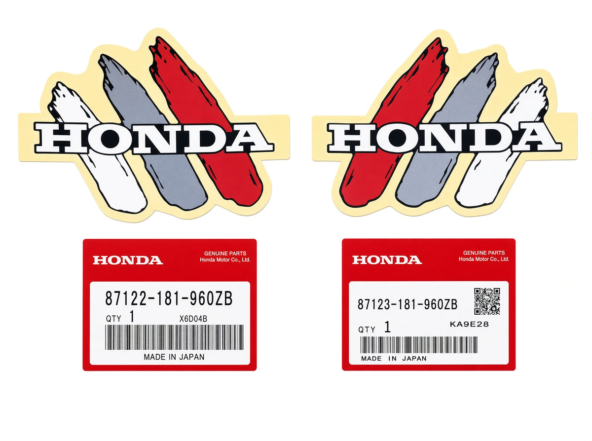 NOS Honda Finland Tank Stickers (Pair) suitable for use with Z50J