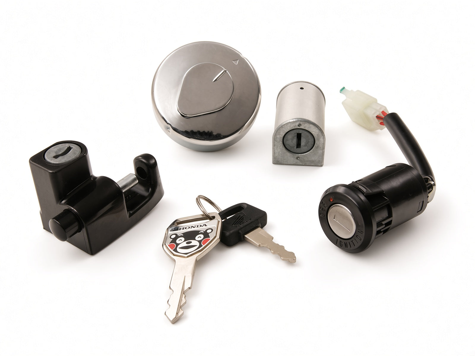 Honda Lockset (Kumamon) suitable for use with Z50J FUEL INJECTION MODEL