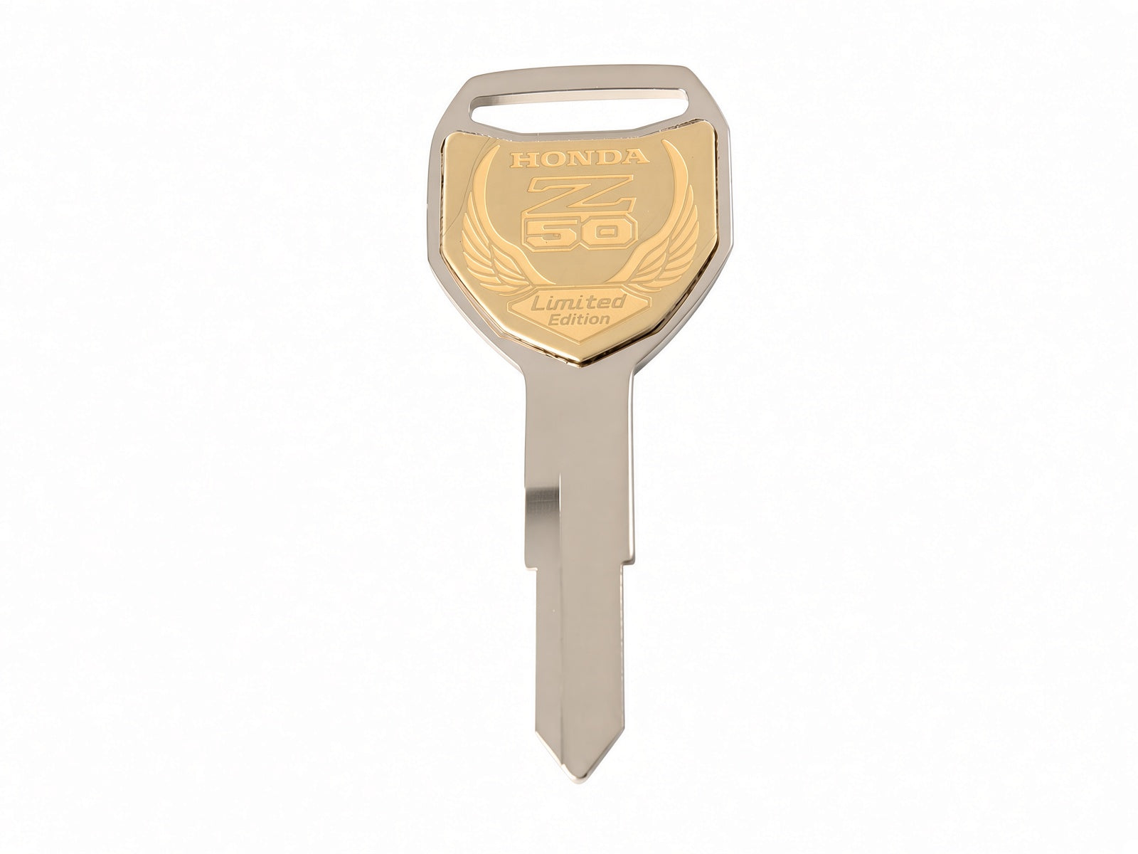 Honda Blank Key (Chrome Limited Type 2) suitable for use with Z50J 12V 2006