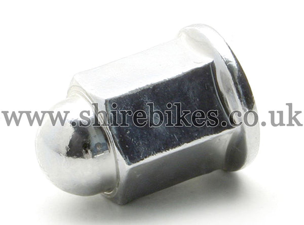 Honda Domed Cylinder Head Exhaust Stud Nut suitable for use with Z50M, Z50A, Z50J1, Z50R, Z50J, Dax 6V, Dax 12V, Chaly 6V, C90E