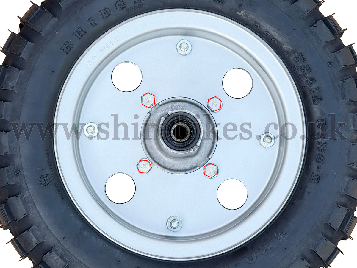 Honda 8mm Hub to Wheel Rim Bolt suitable for use with Z50A