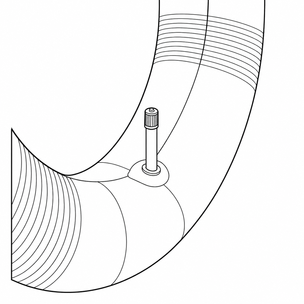 3.50/4.00 x 10 Honda Bridgestone Inner Tube (Straight Valve) suitable for use with Dax 6V, Dax 12V, Chaly 6V