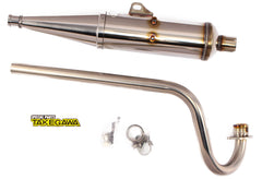 Takegawa Standard Look Stainless Exhaust suitable for use with Dax 6V, Dax 12V