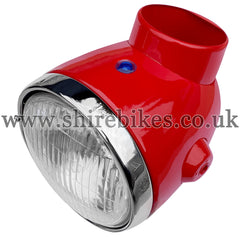 Reproduction Red Head Light Unit suitable for use with Z50A, Z50J1