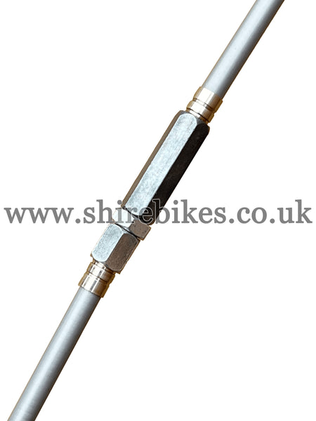 Reproduction Grey Throttle Cable suitable for use with CZ100 (Early 1963 White Tank)