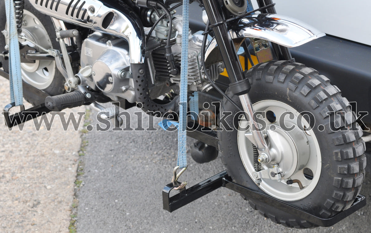 Vehicle Transport Rack for 8 inch Wheels (Zinc Plated) suitable for use with Monkey Bike Motorcycles
