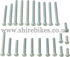 Reproduction Crankcase Screw Set suitable for use with Z50M, Z50A, Z50R, Z50J1, Dax 6V, Chaly 6V