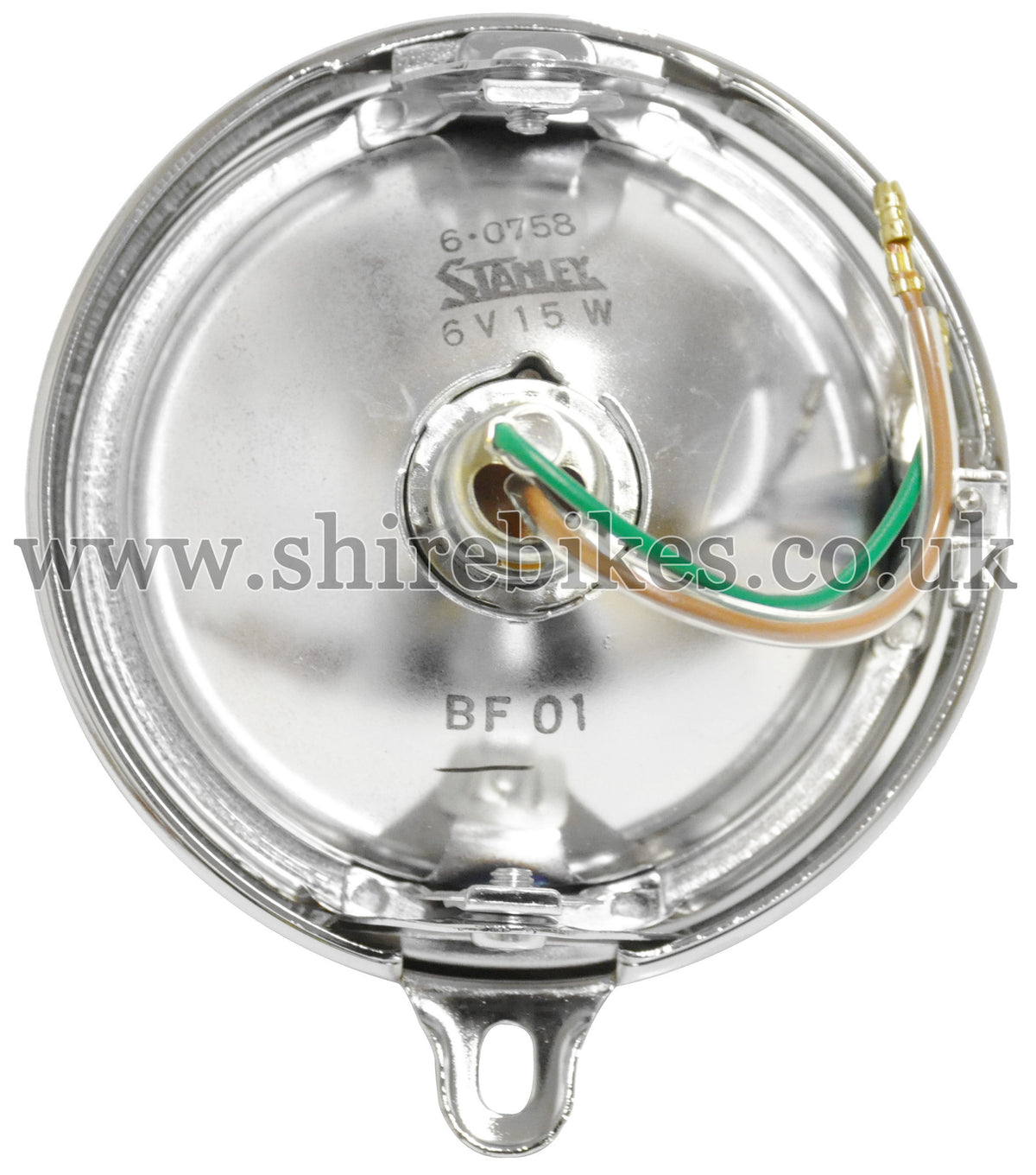 Honda 6V Head Light Lens & Rim (110mm) suitable for use with Z50M, Z50A
