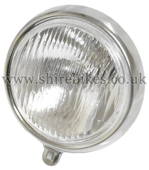 Reproduction 6V Head Light Lens & Rim suitable for use with Dax 6V, Chaly 6V