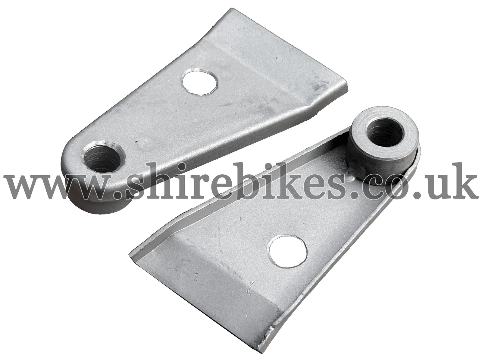Reproduction Fork Light Brackets suitable for use with CZ100 (Early 1963 Red Tank Models)