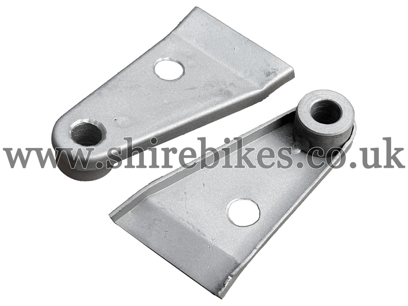 Reproduction Fork Light Brackets suitable for use with CZ100 (Early 1963 Red Tank Models)