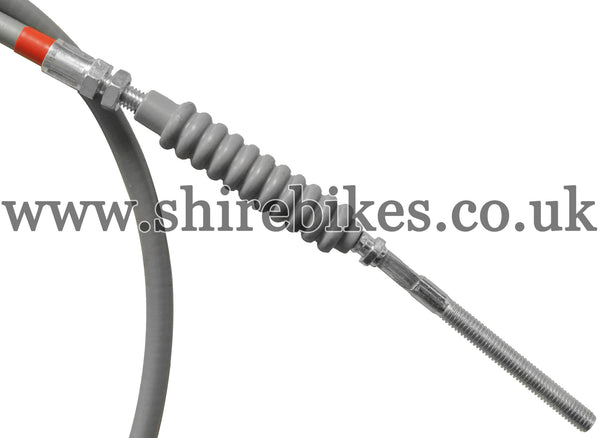 Reproduction (Threaded End) Grey Rear Brake Cable with Brake Light Switch suitable for use with Z50A