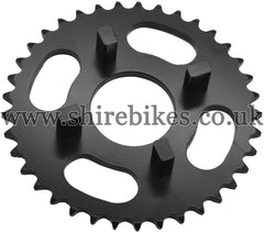 Kitaco 37T Black Rear Sprocket suitable for use with Dax 6V, Chaly 6V, Dax 12V