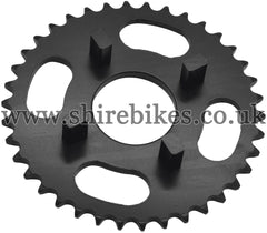 Kitaco 38T Black Rear Sprocket suitable for use with Dax 6V, Chaly 6V, Dax 12V