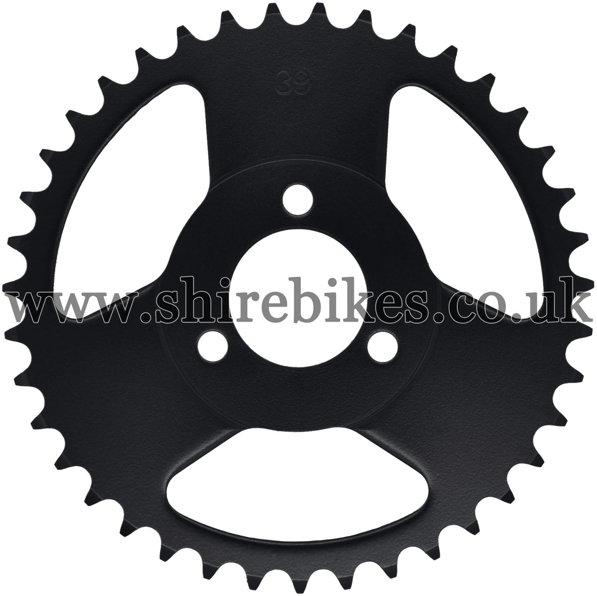 Kitaco 39T Black Rear Sprocket suitable for use with Z50A, Z50J1, Z50J, Z50R & Chinese Copies