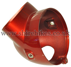 Honda Red Plastic Head Light Bowl suitable for use with Dax 6V, Chaly 6V