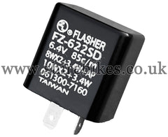 Reproduction 6V Flasher Relay (2-Pin) suitable for use with Z50Z, Z50A, Z50J 6V, Dax 6V