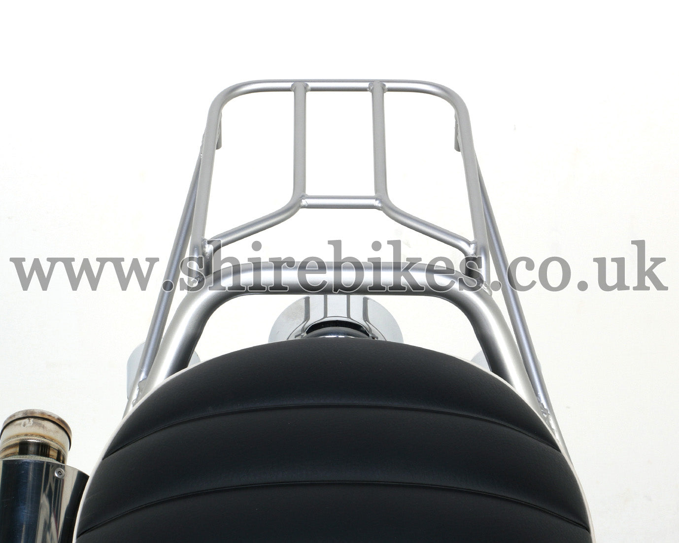 Kitaco Custom Silver Rear Rack suitable for use with Monkey 125 JB02 JB03 (2018-2023)