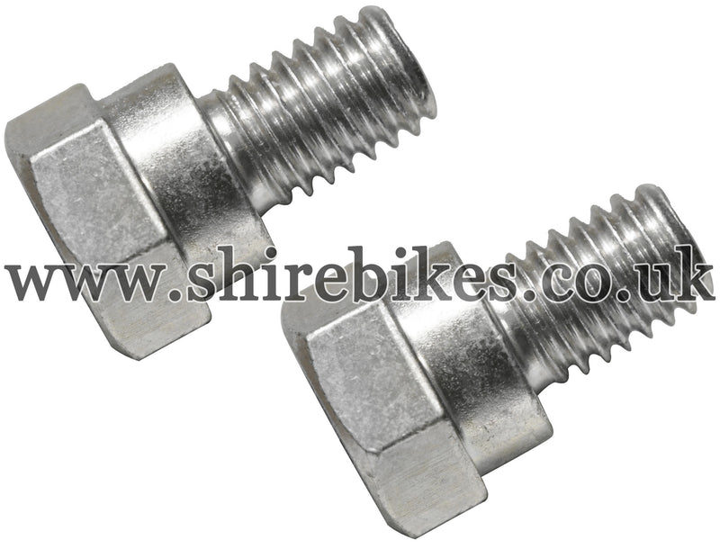 Honda Front Sprocket Bolts (Pair) suitable for use with Z50M, Z50A, Z50J1, Z50R, Z50J 6V, Z50J 12V, Dax 6V, Dax 12V, Chaly 6V, C90E