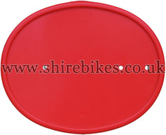 TBPARTS Reproduction Red Number Plate suitable for use with Z50R