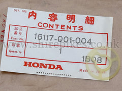 NOS Honda Carburettor Net Filter suitable for use with CZ100
