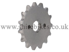 Honda 15T Front Sprocket suitable for use with CZ100, Z50M, Z50A, Z50J1, Z50R, Z50J, Dax 6V, Dax 12V, Chaly 6V, C90E