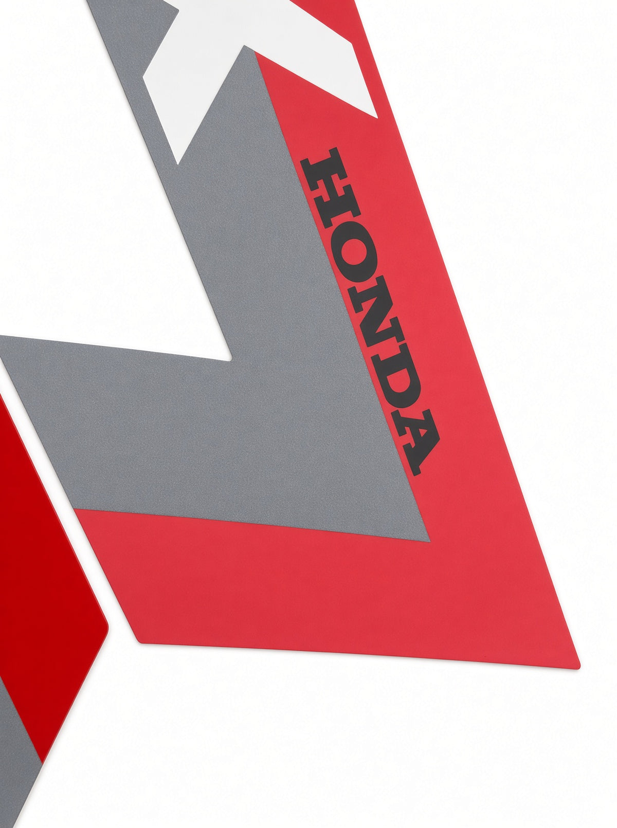 NOS Honda Silver/Red Frame Stickers (Pair) suitable for use with Dax 12V