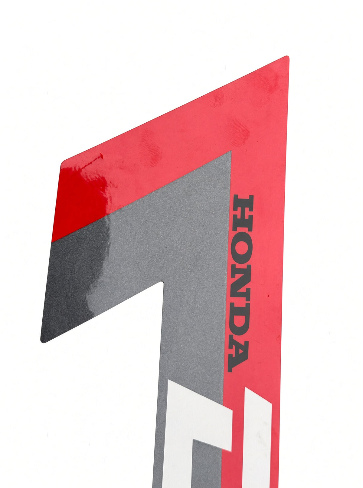 NOS Honda Silver/Red Frame Stickers (Pair) suitable for use with Dax 12V