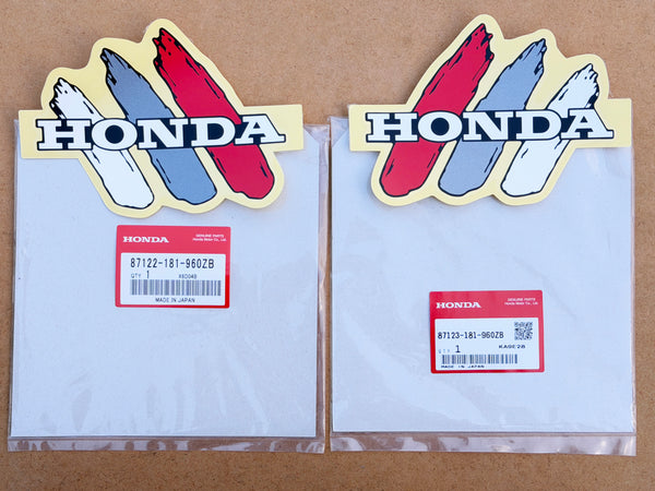 NOS Honda Finland Tank Stickers (Pair) suitable for use with Z50J