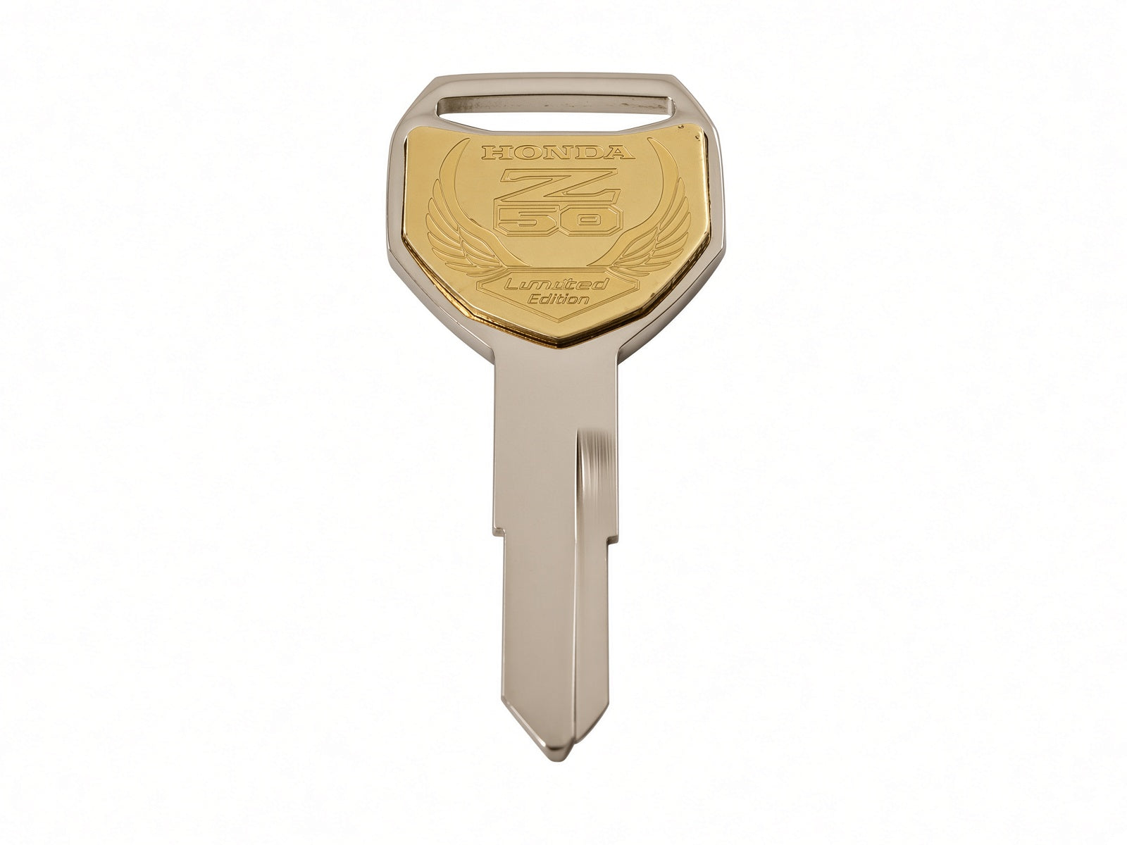 Honda Blank Key (Chrome Limited Type 1) suitable for use with Z50J 12V 2006