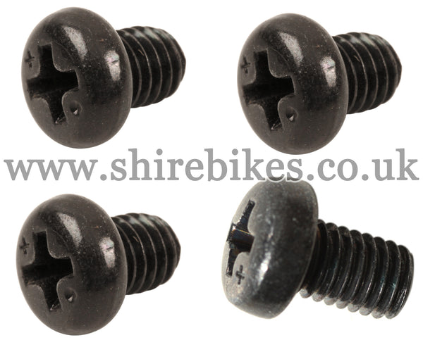 Honda Black Lower Heat Shield Screws suitable for use with Z50R