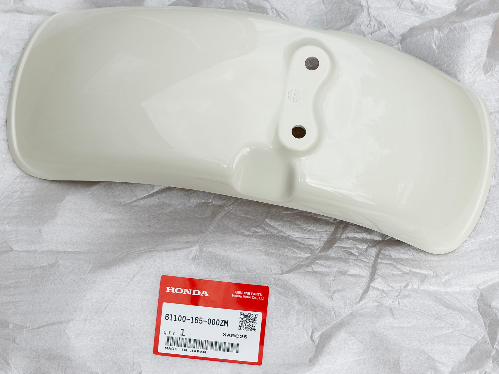 NOS Honda Cream Plastic Front Mudguard suitable for use with Z50J