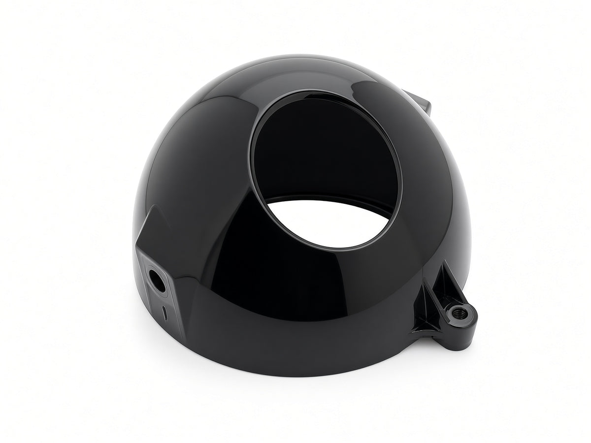 Genuine Honda black head light bowl 61301-115-010ZJ for Z50A K3-K9, outside view