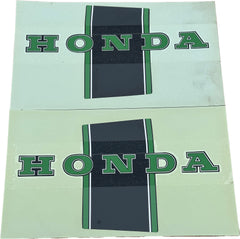 NOS Honda Green "Lady Dax" Frame Stickers (Pair) suitable for use with Dax 6V