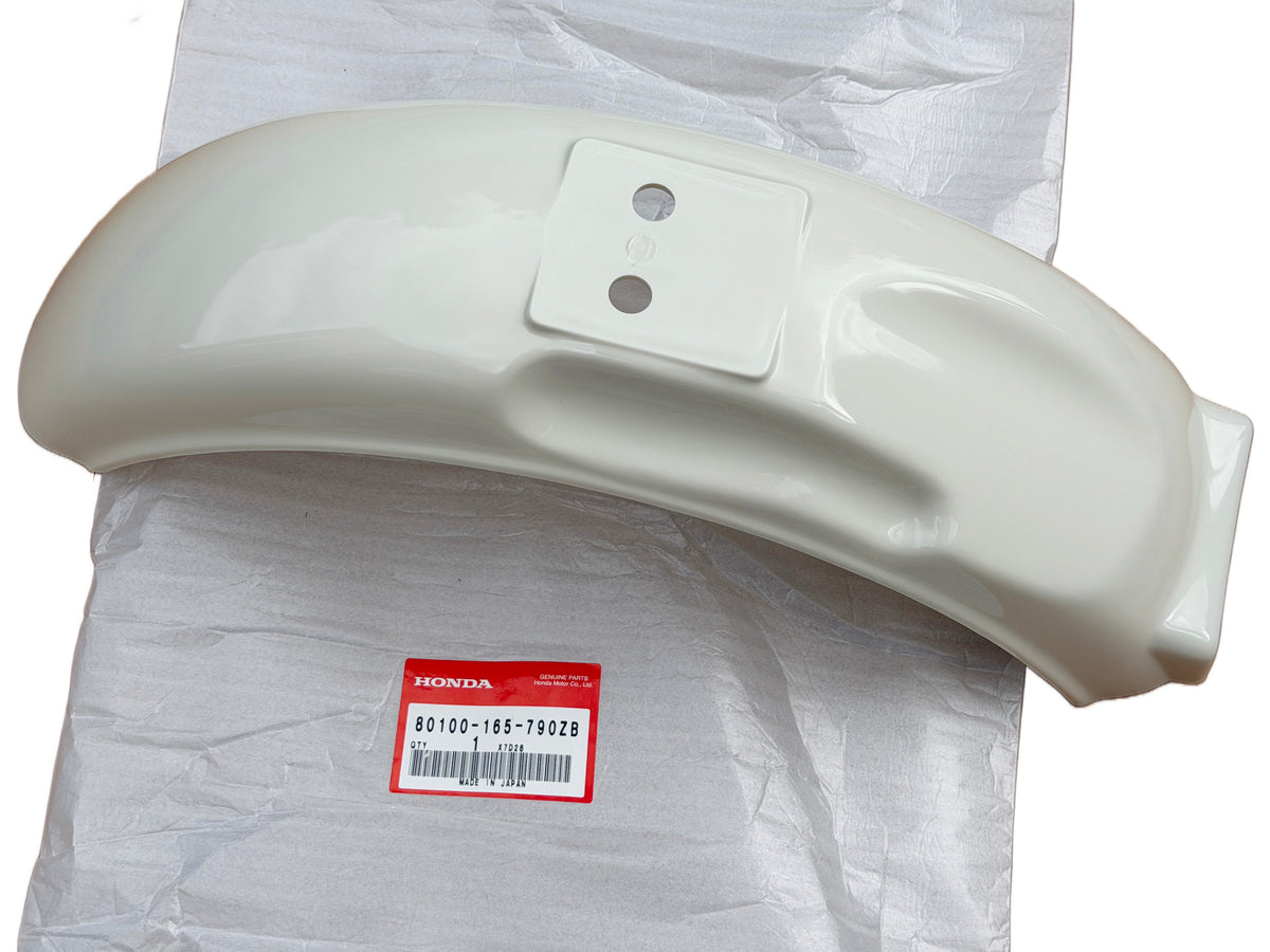 NOS Honda Cream Plastic Rear Mudguard suitable for use with Z50J
