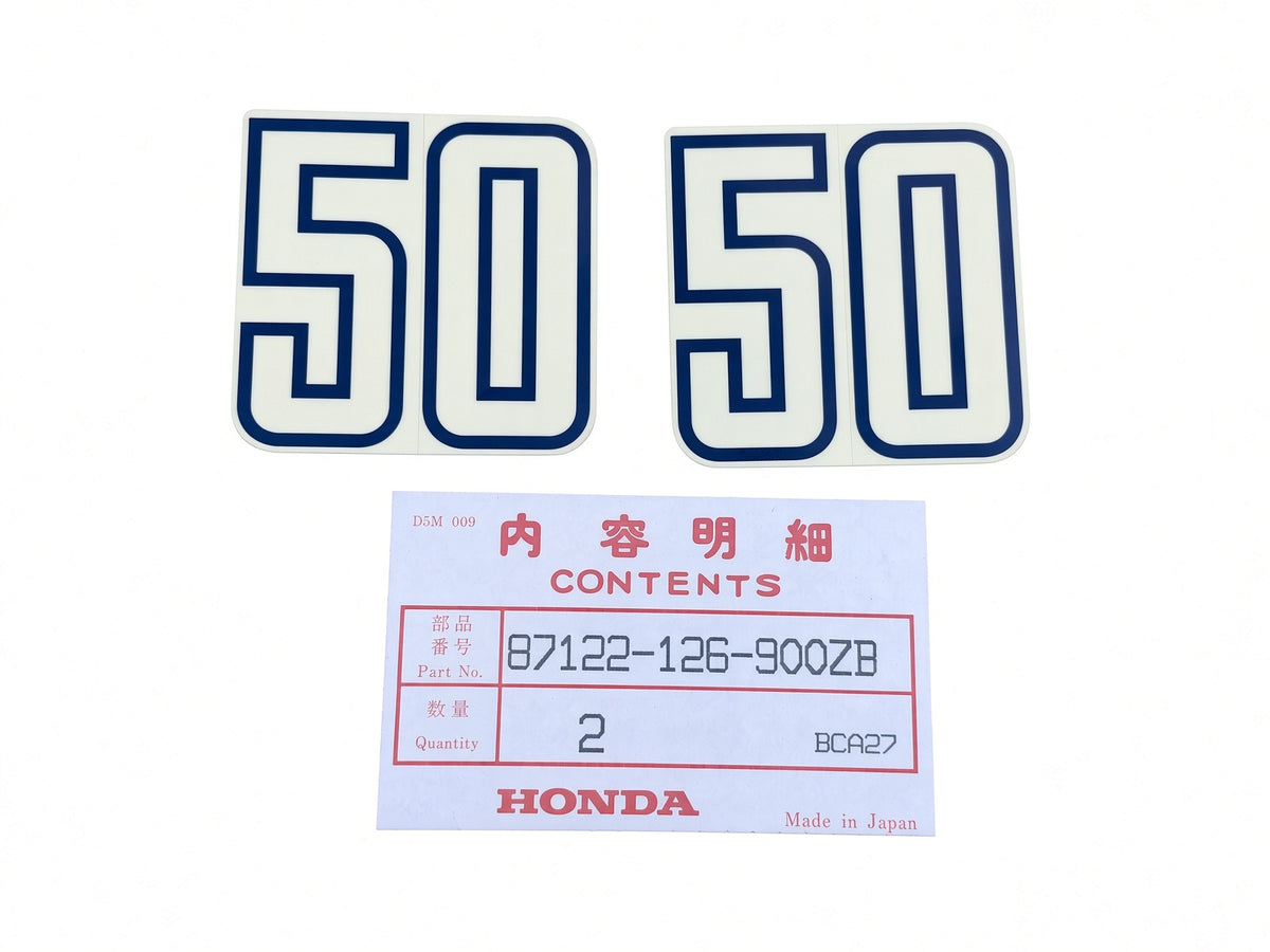 Honda 50 Frame Stickers (Pair) suitable for use with Dax 12V