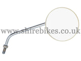 Reproduction Cream Plastic Mirror suitable for use with Z50A, Z50J1, Dax 6V, Chaly 6V, P50