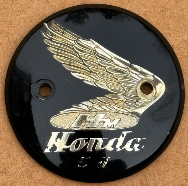 Used Genuine Honda Right-Hand Tank Badge suitable for use with CZ100