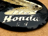 Used Genuine Honda Right-Hand Tank Badge suitable for use with CZ100