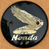 Used Genuine Honda Right-Hand Tank Badge suitable for use with CZ100