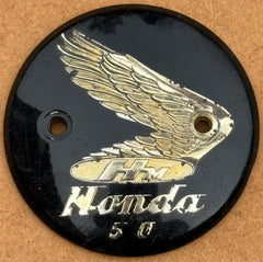 Used Genuine Honda Right-Hand Tank Badge suitable for use with CZ100