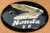 Used Genuine Honda Right-Hand Tank Badge suitable for use with CZ100