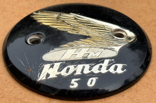 Used Genuine Honda Right-Hand Tank Badge suitable for use with CZ100