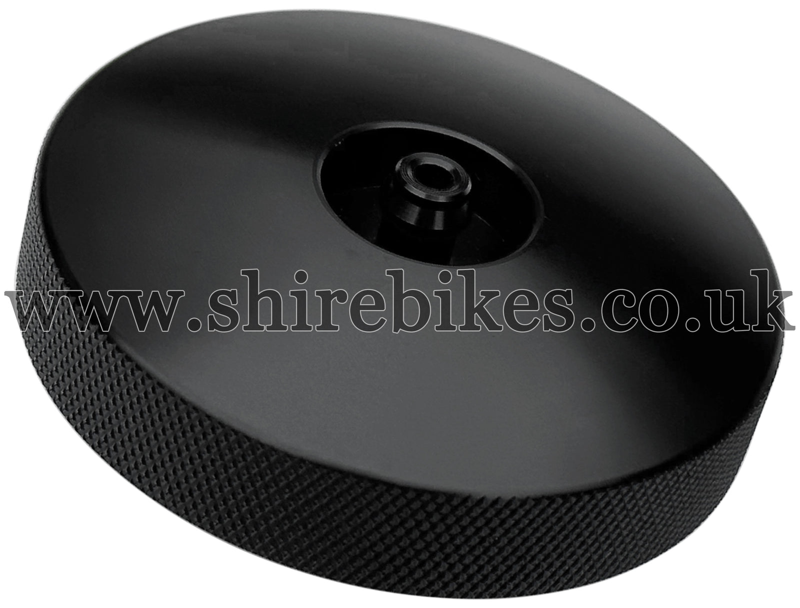 TBPARTS Black Billet Vented Aluminium Filler Cap suitable for use with Zhen Hua SR50, SR125 & Jincheng M50