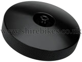 TBPARTS Black Billet Vented Aluminium Filler Cap suitable for use with Zhen Hua SR50, SR125 & Jincheng M50