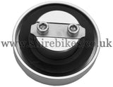 TBPARTS Silver Billet Vented Aluminium Filler Cap suitable for use with Zhen Hua SR50, SR125 & Jincheng M50