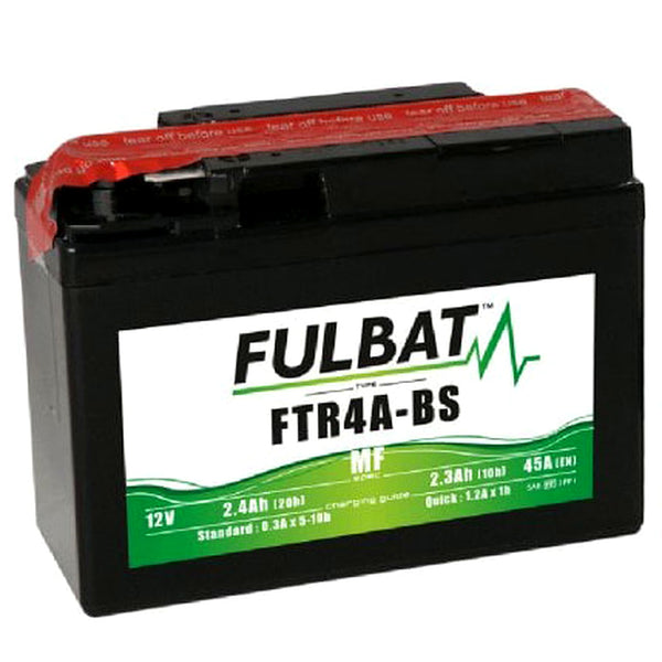 Fulbat FTR4A-BS 12V AGM 12V Battery suitable for use with Z50J 12V, Dream 50 (Replacement for YTR4A-BS)