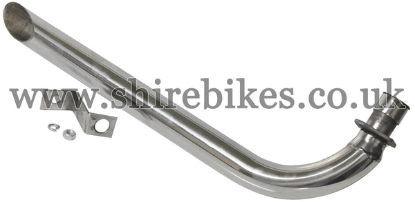 Custom Stainless Drag Pipe Exhaust System suitable for use with Monkey Bike Motorcycles